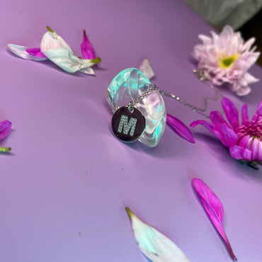 M - Initial Letter Sterling Silver Necklace