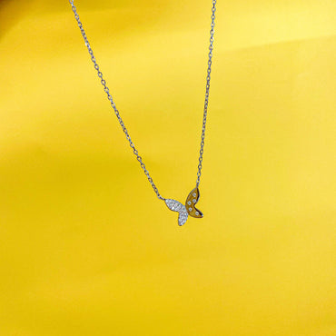 Meadow Butterfly Children's Sterling Silver Pendant