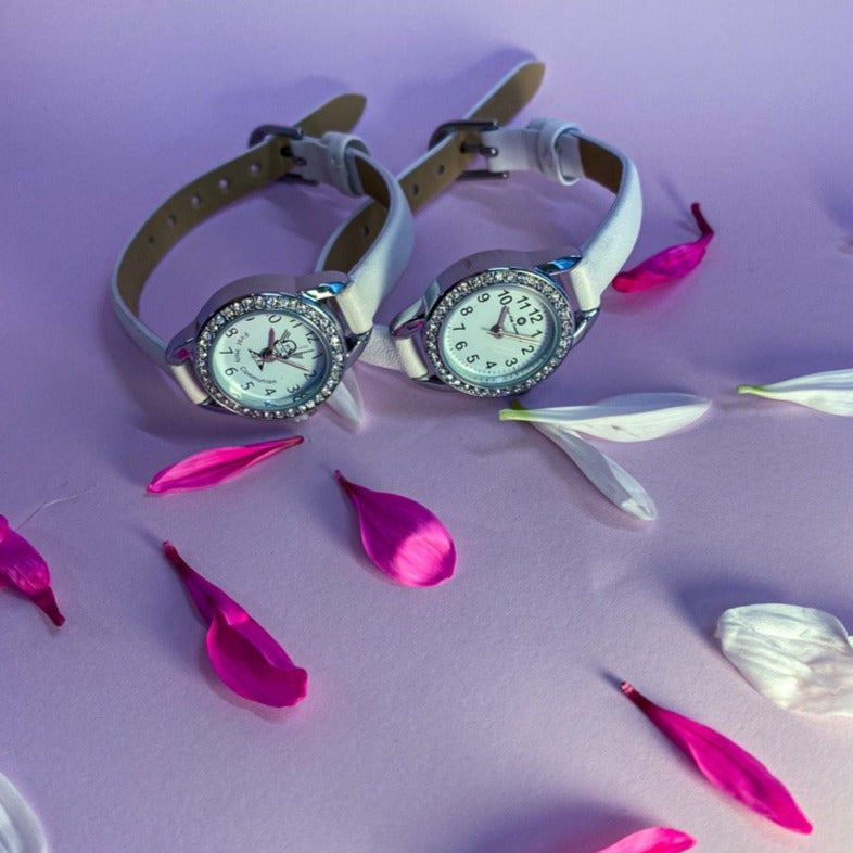 My First Holy Communion Crystal White Watch