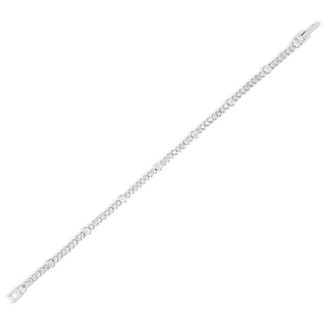 Sterling Silver Cubic Zirconia Classic Tennis Bracelet