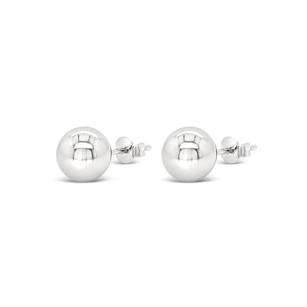 Iris Sterling Silver Ball Earrings 6mm