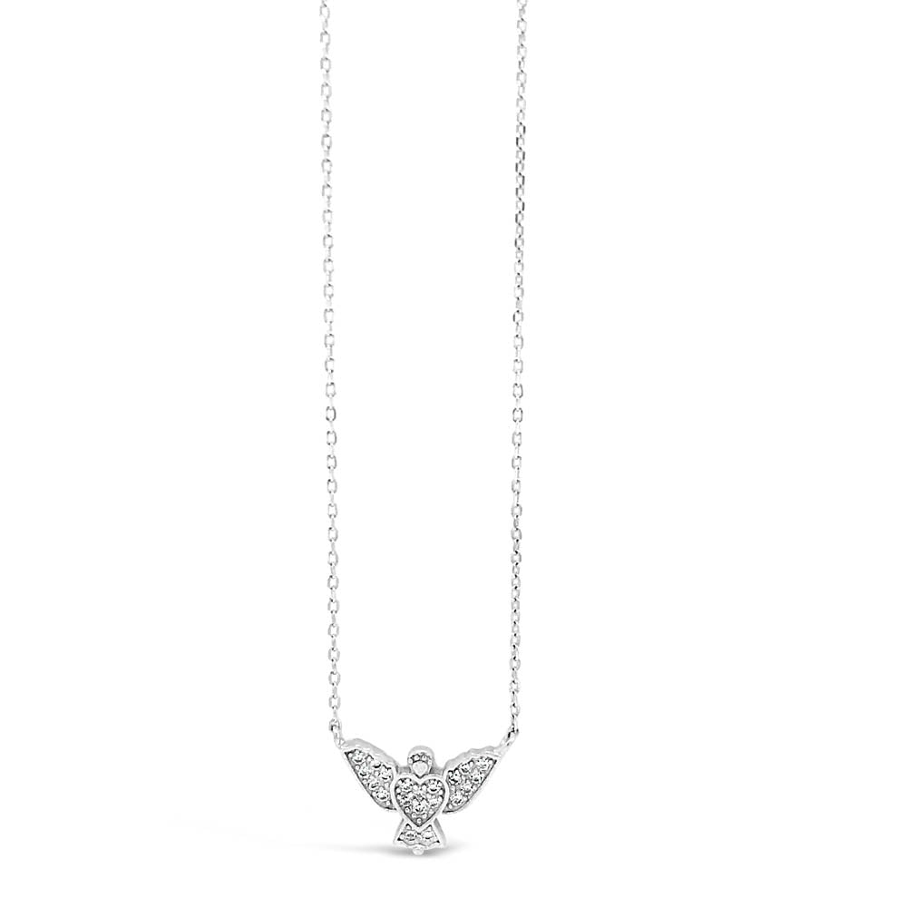 Dove of Peace Sterling Silver Confirmation Day Pendant