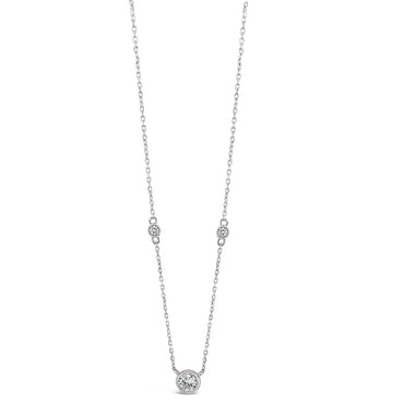 Thalia Sterling Silver Cubic Zirconia Pendant