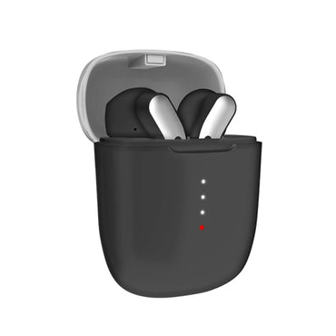 Black Wireless Earbuds by Techmade