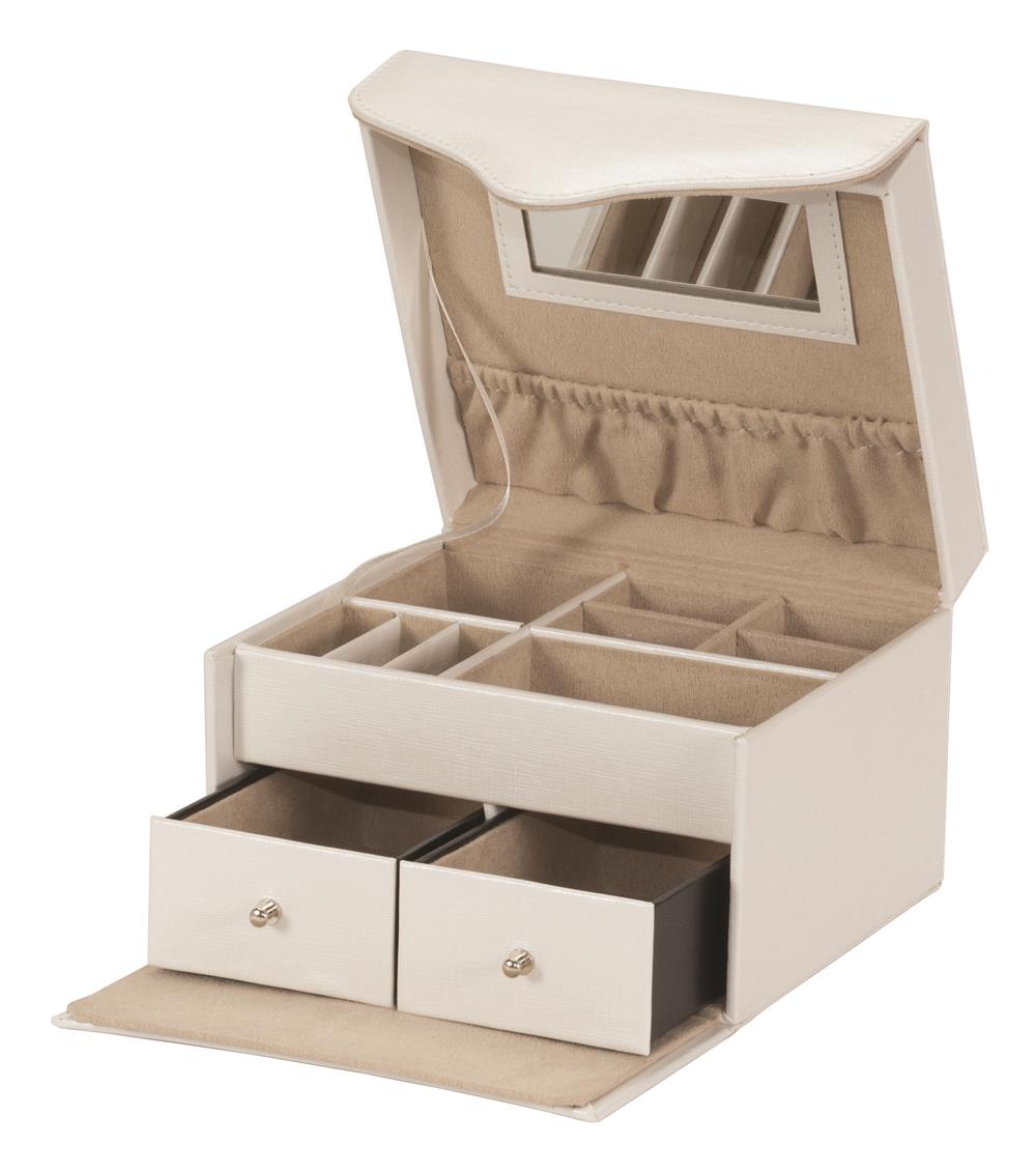 Tessa Metallic Sheen Jewellery Box