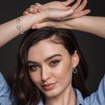 Sterling Silver 3 Layers Chain Bracelet