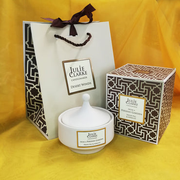 Fresh Fig & Apricot Desert Winds Jar Candle by Julie Clarke