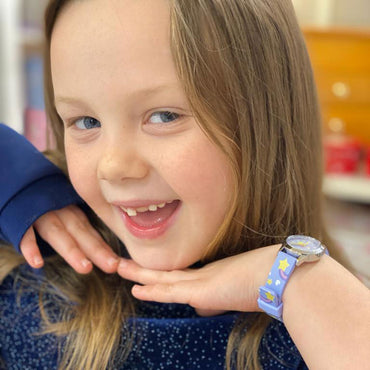 Royal Stars & Hearts Q&Q Kids Watch