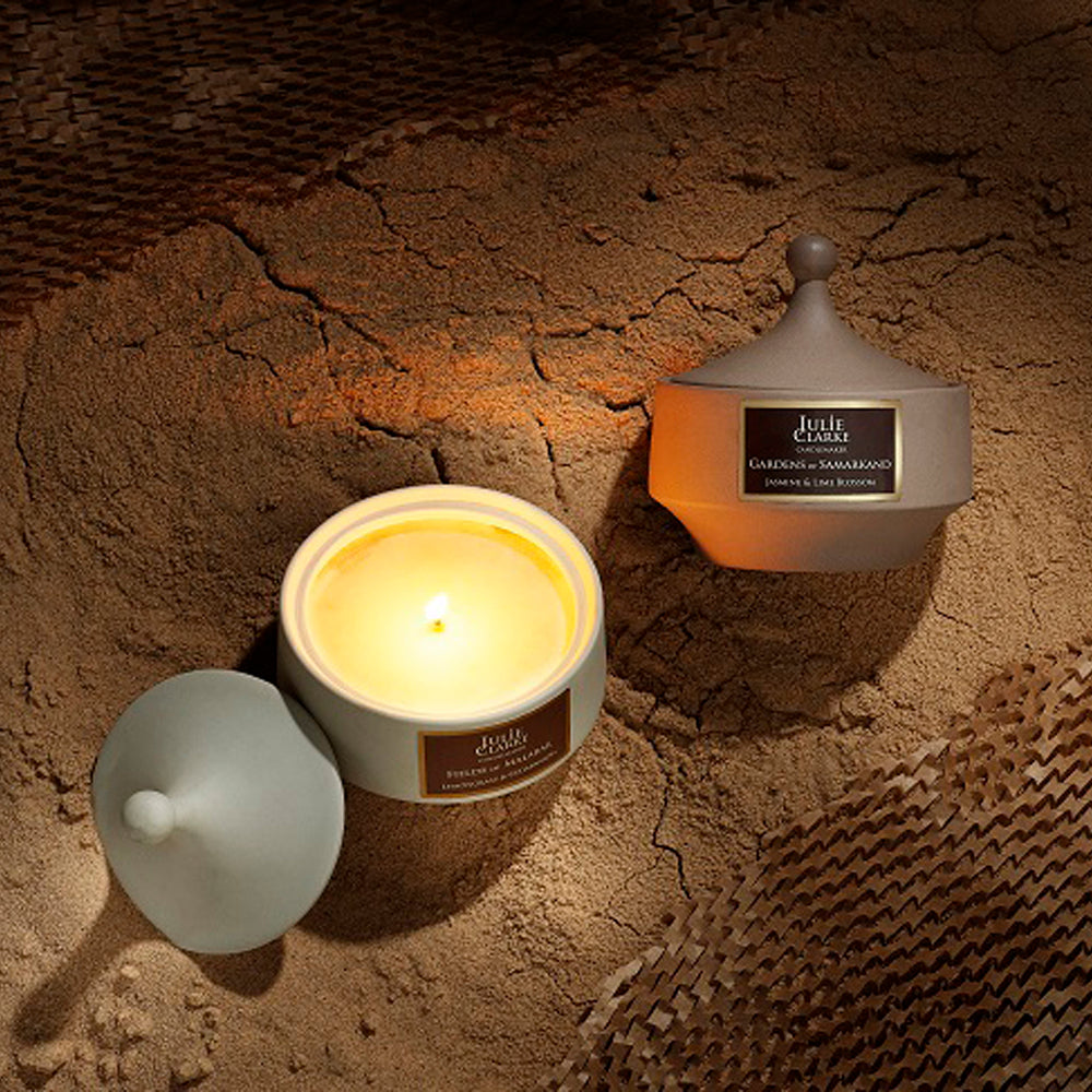 Malabar Lemongrass & Cedarwood Desert Winds Jar Candle by Julie Clarke