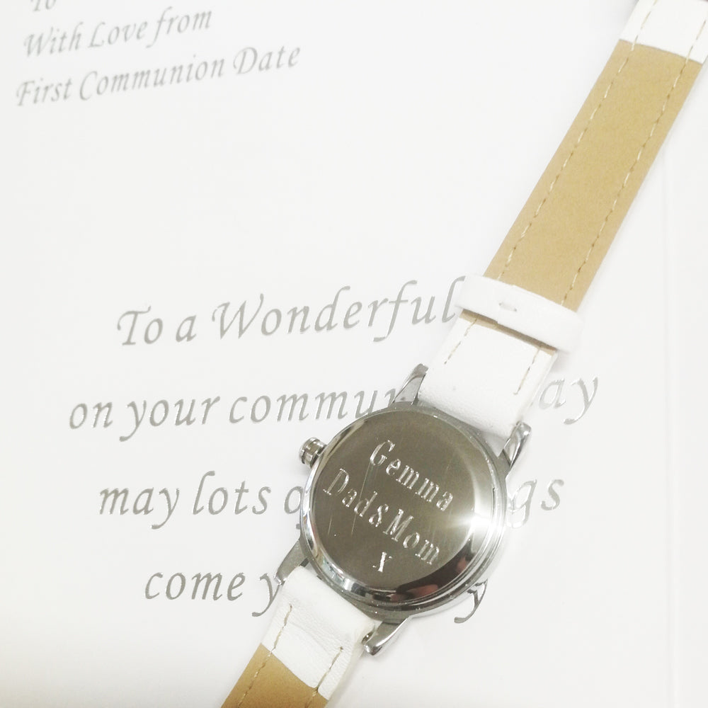 Communion Sterling Silver Cross Watch