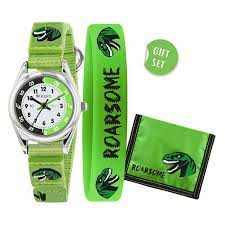 Tikkers Kids Dinosaur Watch & Wristband & Wallet Gift Set