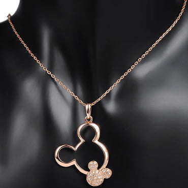 Diamante Rose Gold Pendant