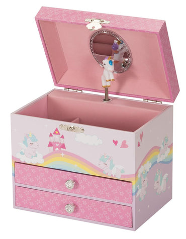 Roberta Unicorn Castle Musical Kids Jewellery Box