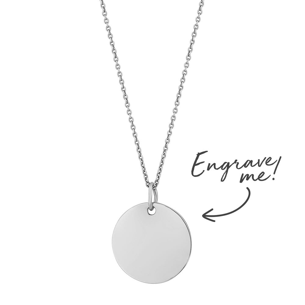 August Birthstone Sterling Silver Pendant