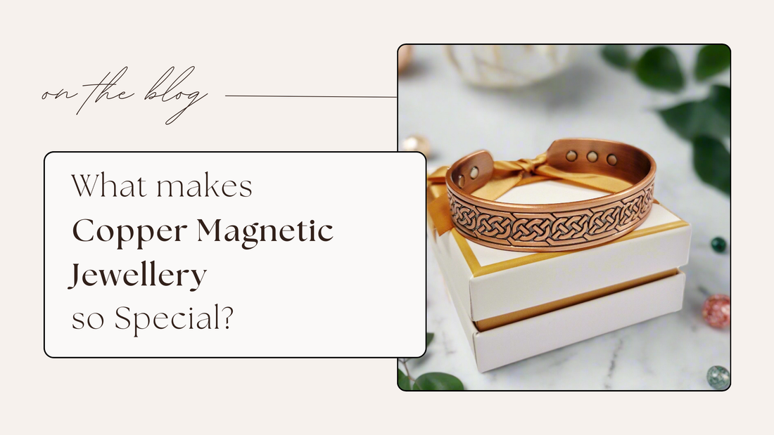 Copper magnetic therapy jewellery for pain relief in Ireland