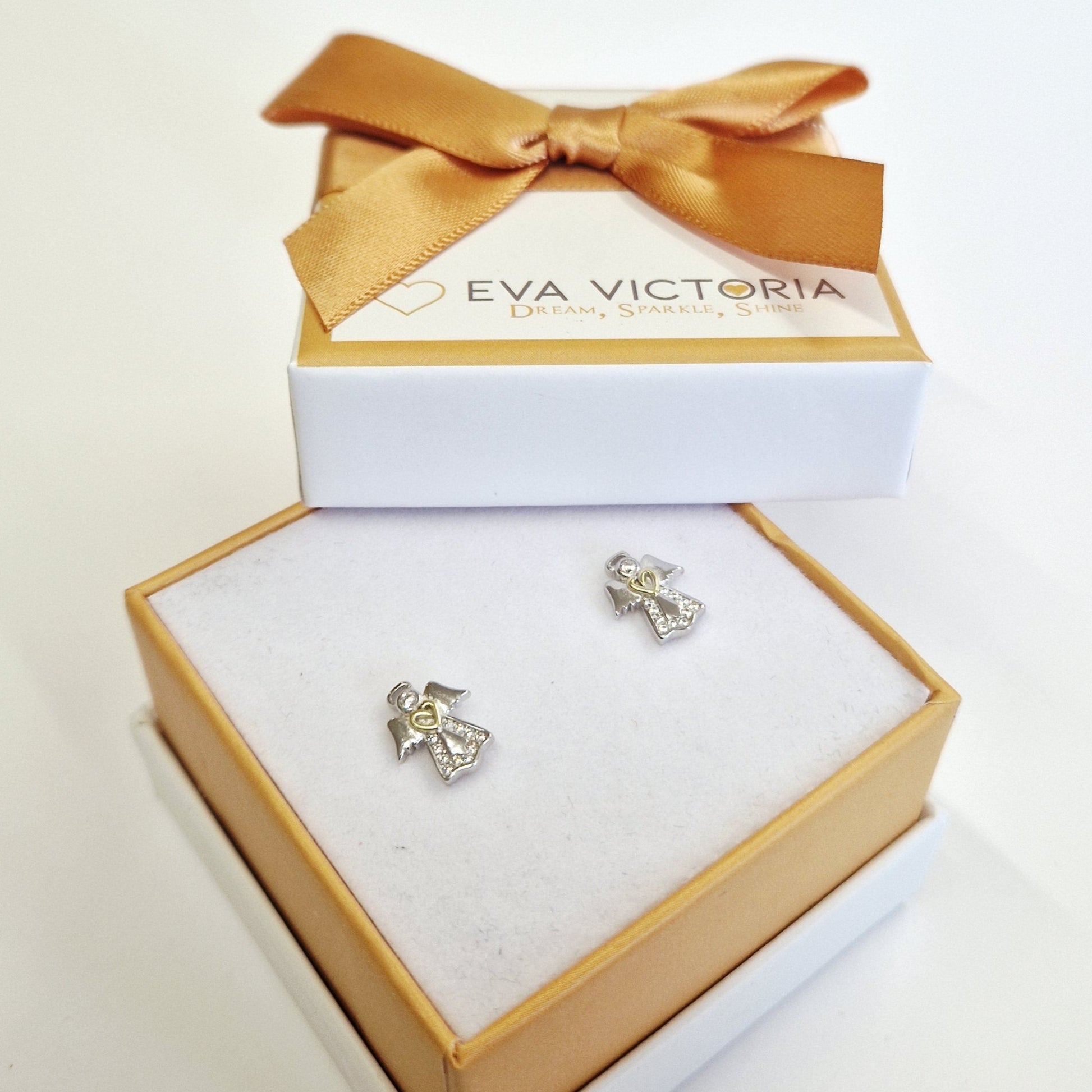 925 sterling silver angel studs for kids ireland