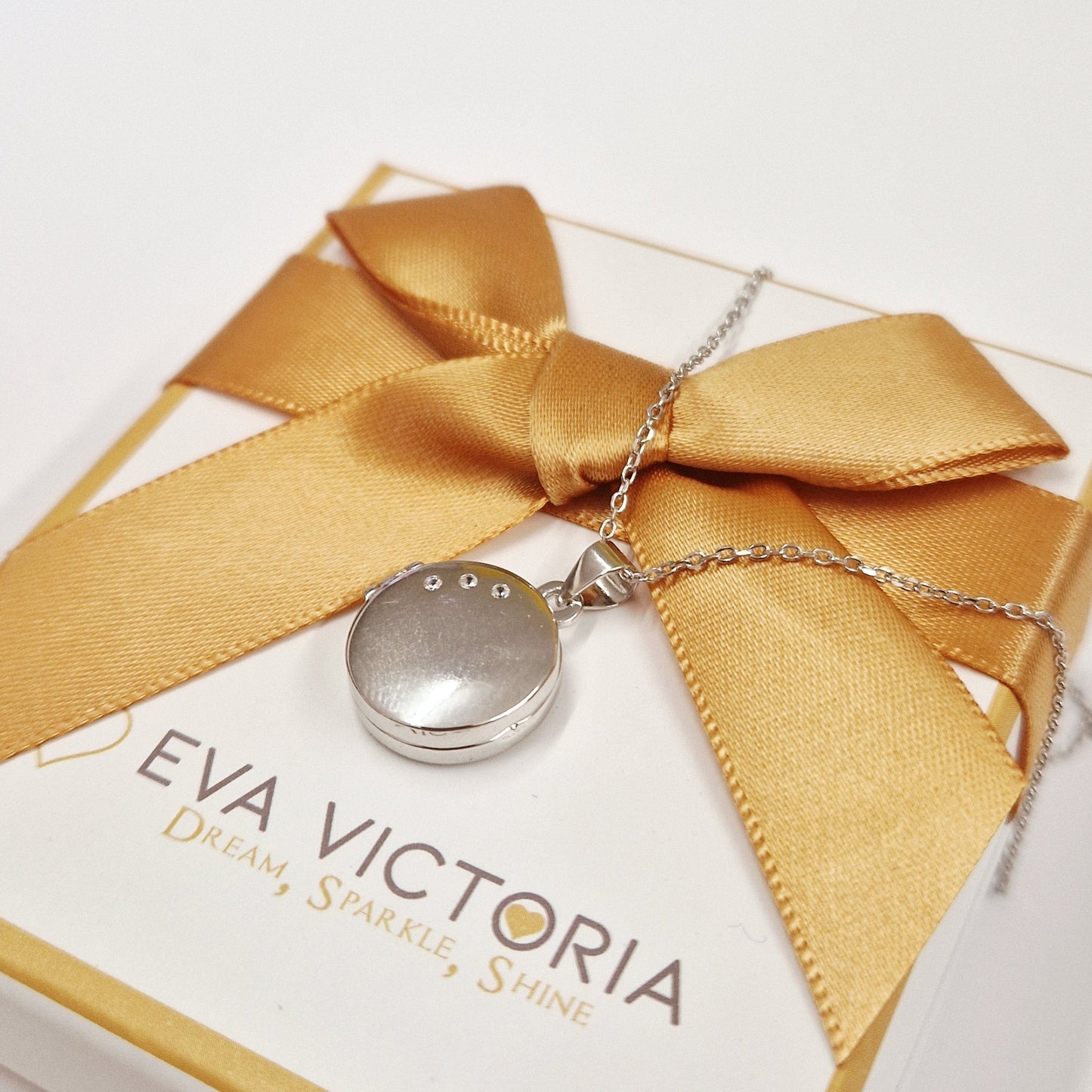 925 sterling silver round photo locket with 2 photos ireland