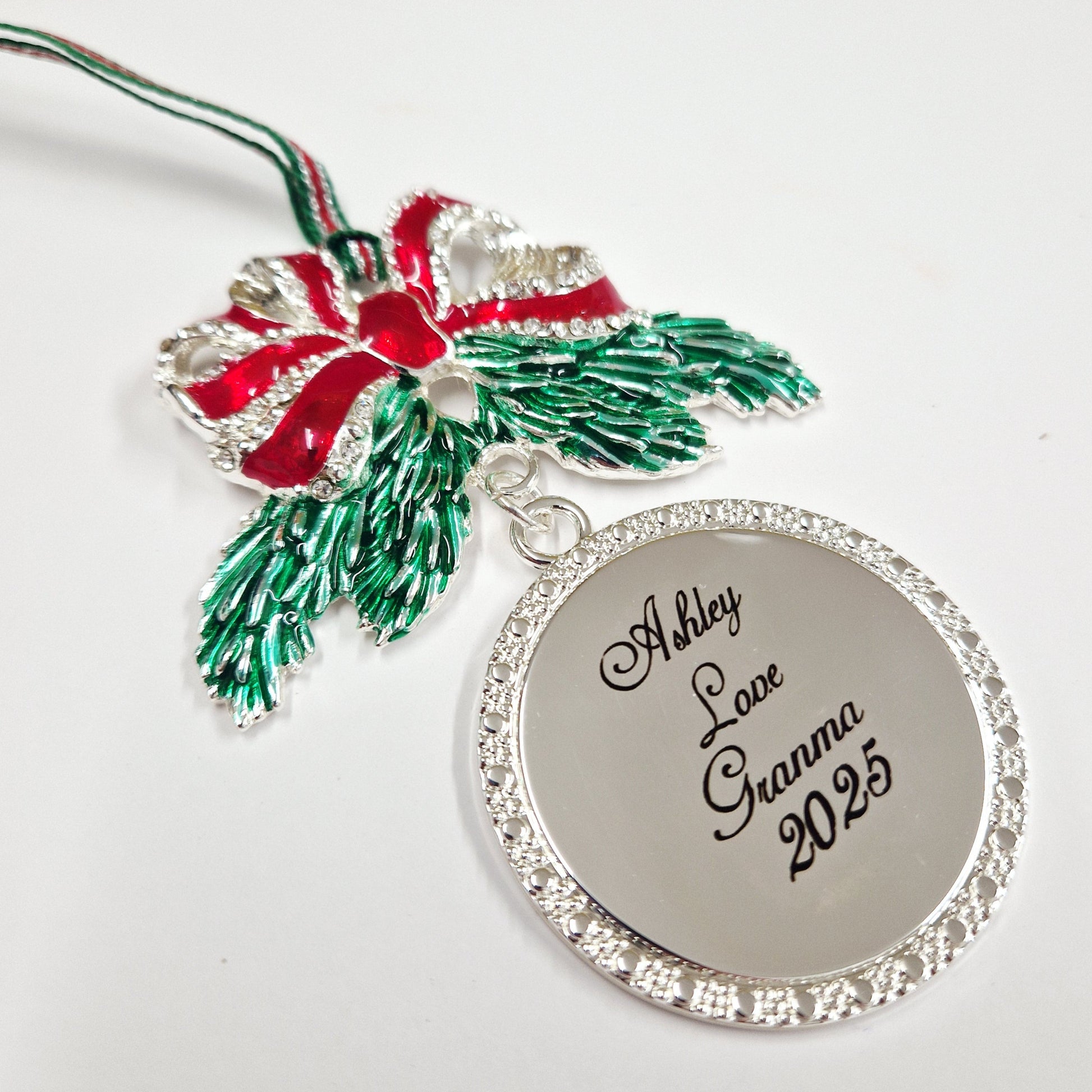 newbridge silverware christmas ornament engraving