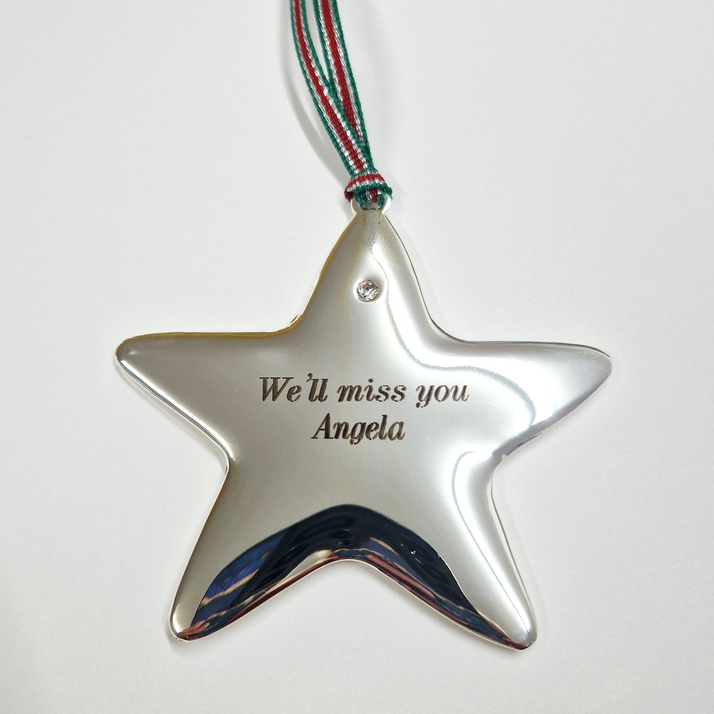 Engravable Hanging Star by Newbridge Christmas