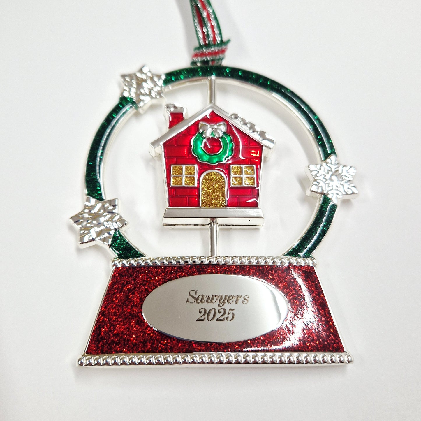 Engravable The Home Christmas Tree Decoration by Newbridge Christmas
