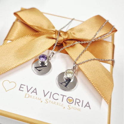 personalized birthstone jewellery for kids - eva victoria ireland