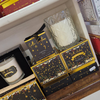 celtic christmas candles display - eva victoria ireland