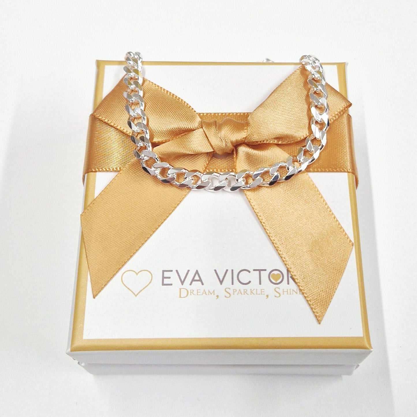 sterling silver 6mm curb chain for men in ireland