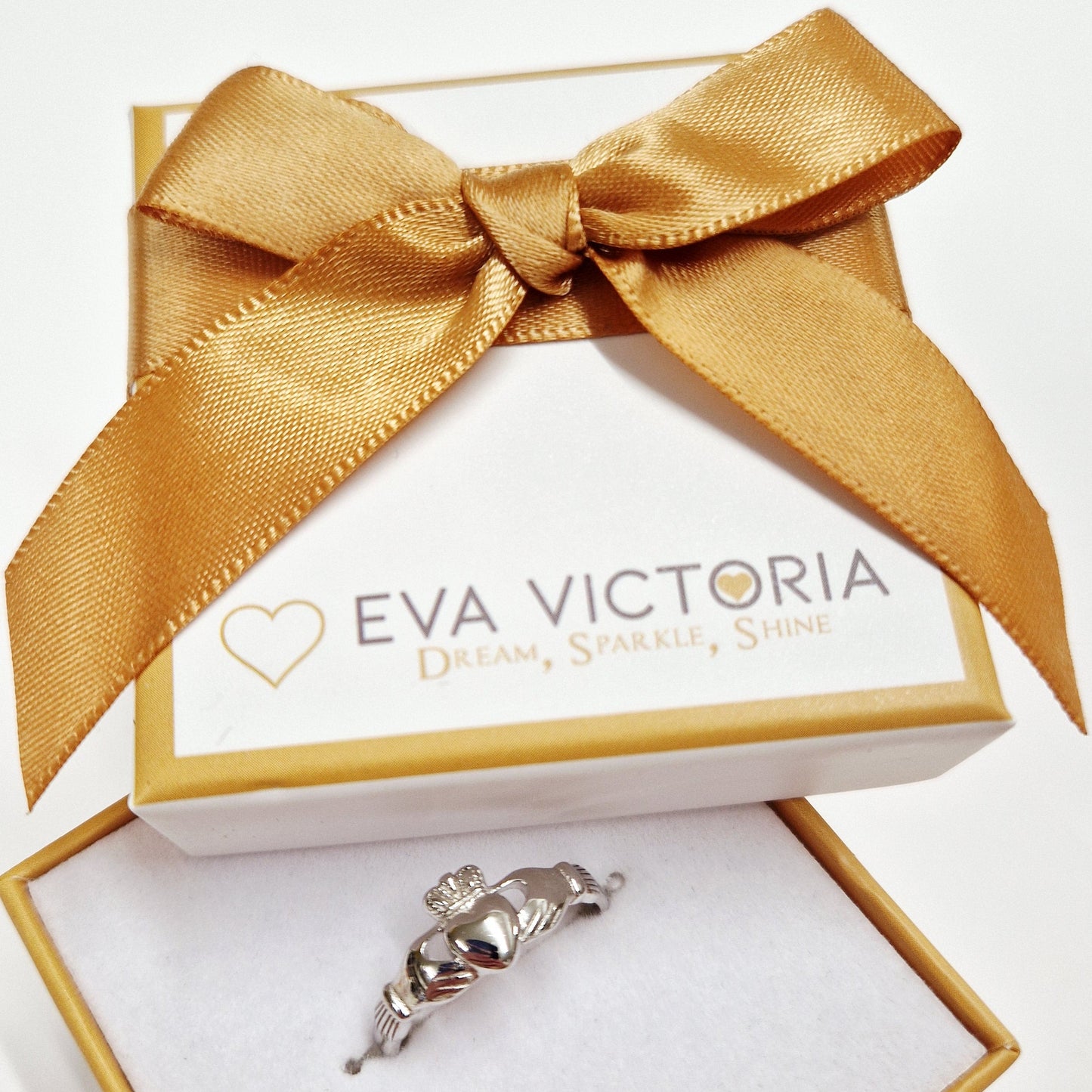 Sterling Silver Ladies Claddagh Ring