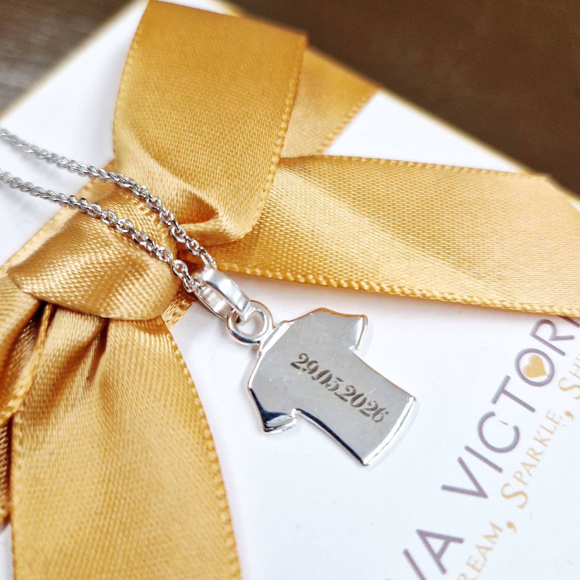 sterling silver jersey pendant for boys eva victoria ireland