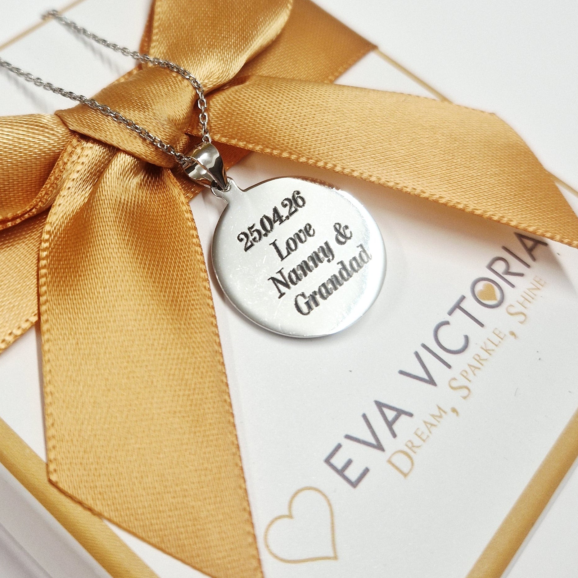 engraving on communion medal for boys and girls ireland