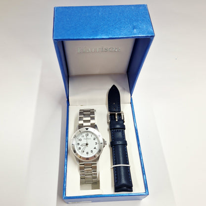 silver stainless steel watch for boys teens  eva victoria ireland