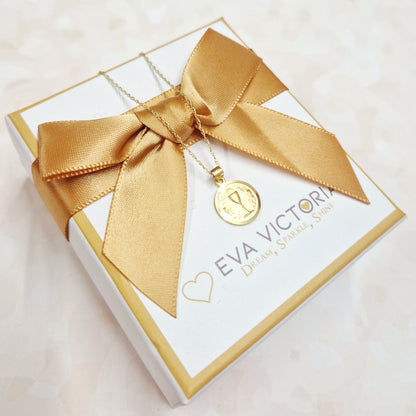 9ct Gold Chalice Medal Pendant 10mm