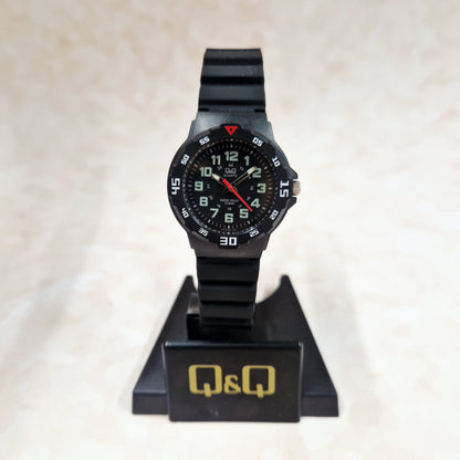 black sports watch for boys citizen - black and red rubber boys watch - eva victoria ireland