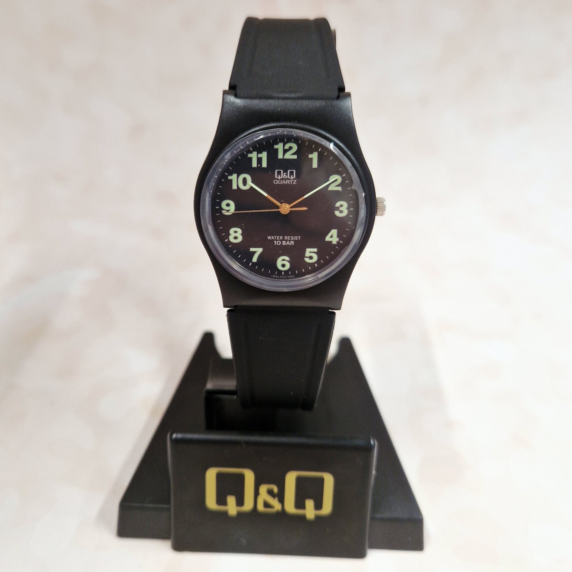 Q&Q Citizen Black Illuminating Analog Watch  Model AY14118BK Ireland