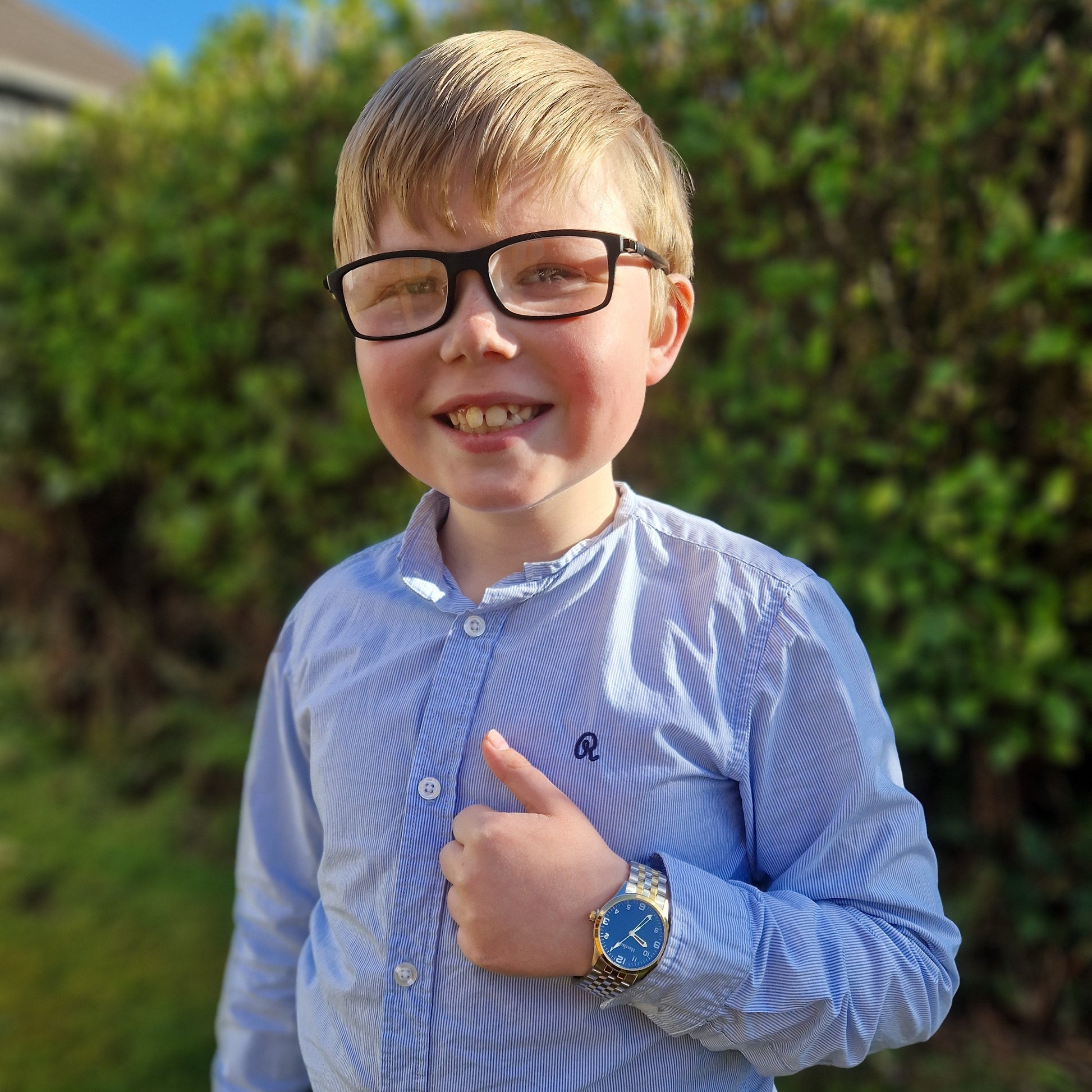 gold & silver watch for boys - eva victroria ireland