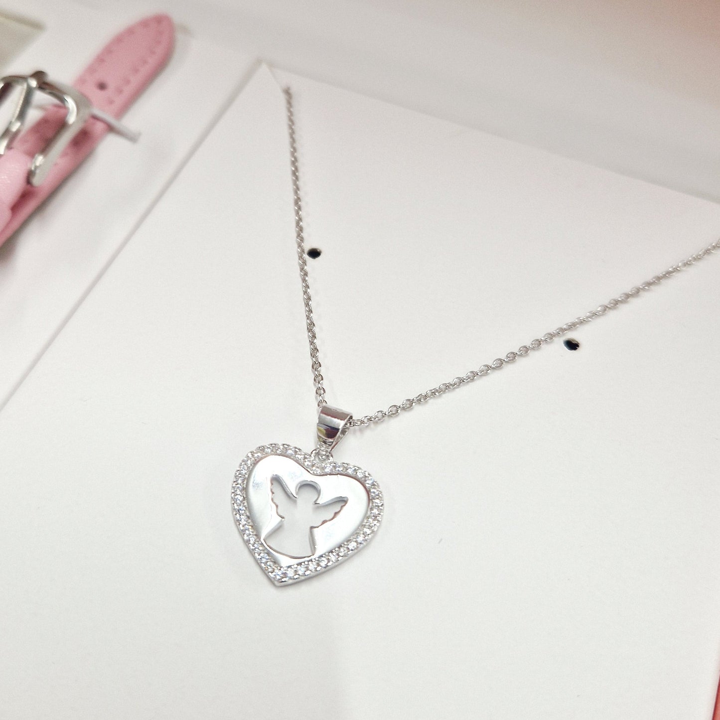 sterling silver angel pendants