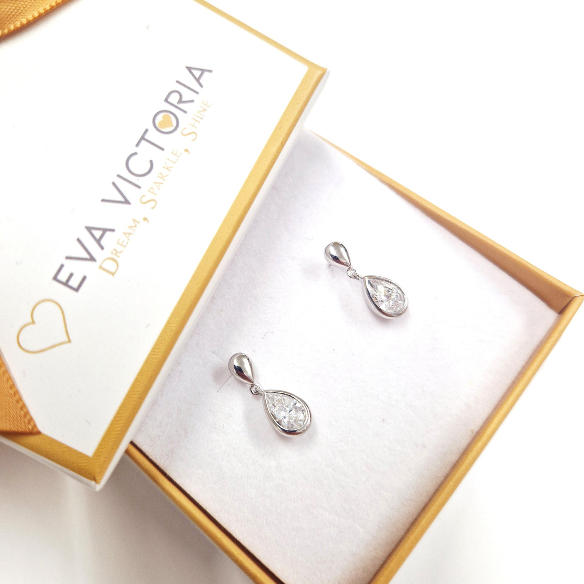 classic teardrop silver earrings buy in ireland