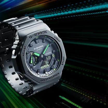 Casio G-Shock GA-2100-1A3ER Utility Black CasiOak Watch