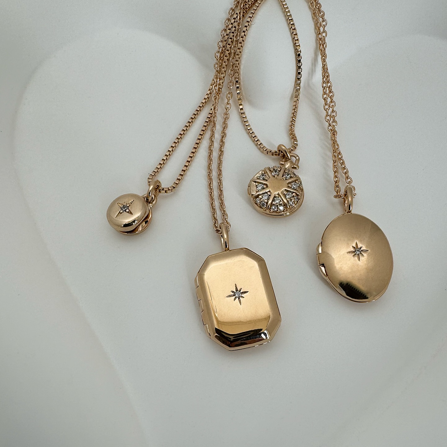 Burren Jewellery 18k Gold Plated Heartstrings Locket