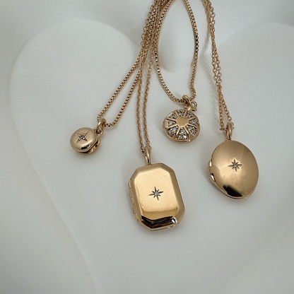 Burren Jewellery 18k Gold Plated Heartstrings Locket