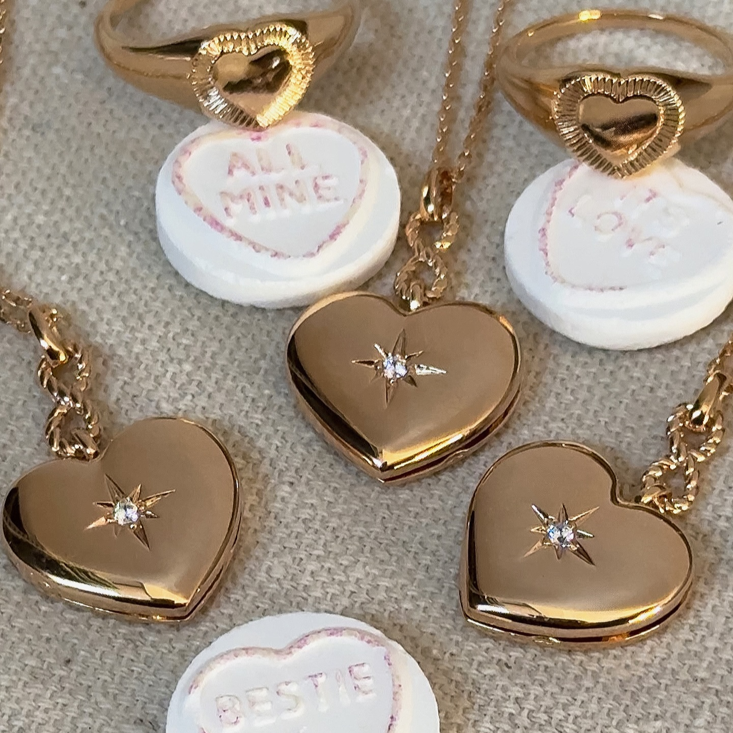 Burren Jewellery 18k Gold Plated Sacred Heart Locket