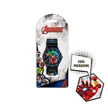 Avengers Time Teaching Watch Black & Blue