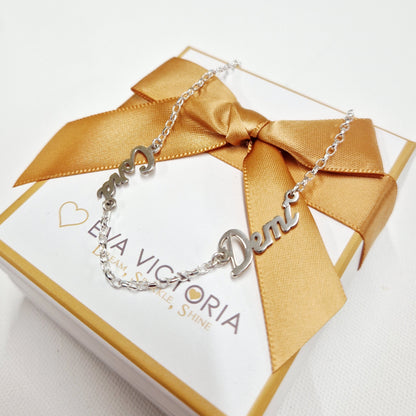 925 silver name necklace eva victoria buy in ireland