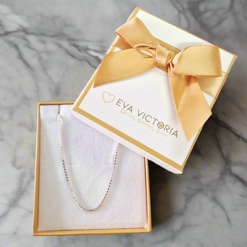 Sterling Silver Box Links Chain