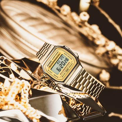 Casio Vintage A168WG-9 Gold Digital Watch