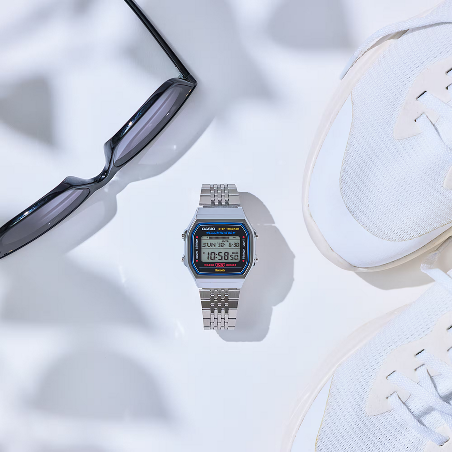 Casio Vintage ABL-100WE-1AEF Bluetooth Step Tracker Digital Watch
