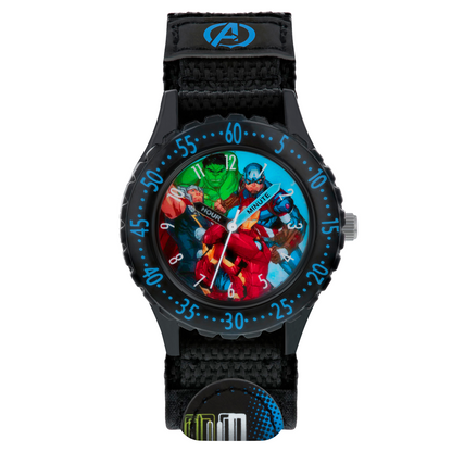Avengers Time Teaching Watch Black & Blue