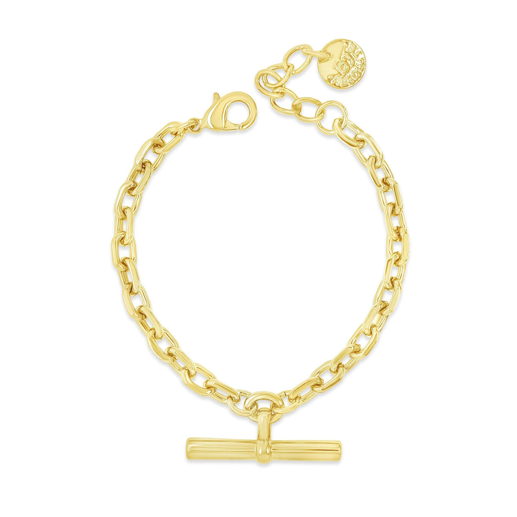 t-bar chain bracelet