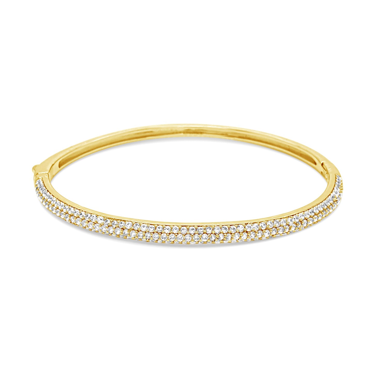 gold sparkling bangle by absolute jewellery ireland