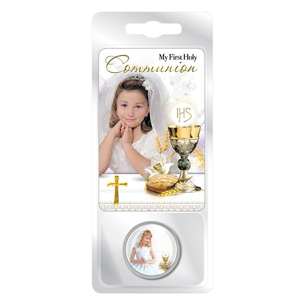 Communion Pocket Token & Prayer Card for Girls in Ireland